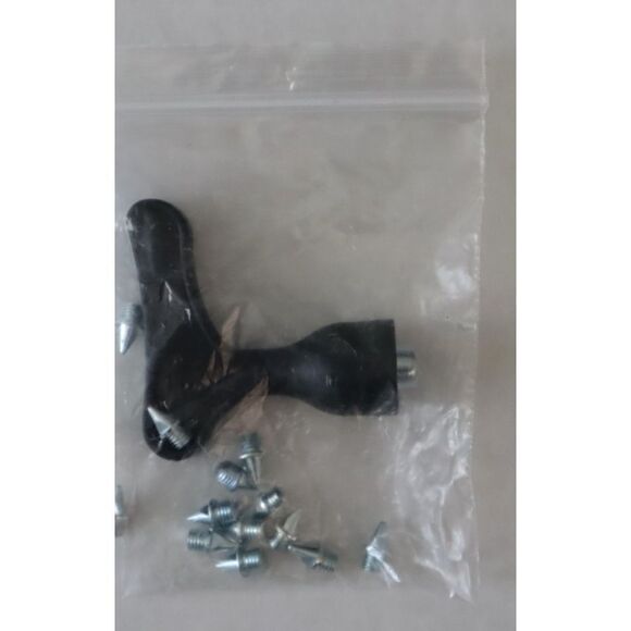 Adidas Track & Field Cleats Spikes & Wrench Tool Kit w/12 Silver Spikes - Picture 3 of 5